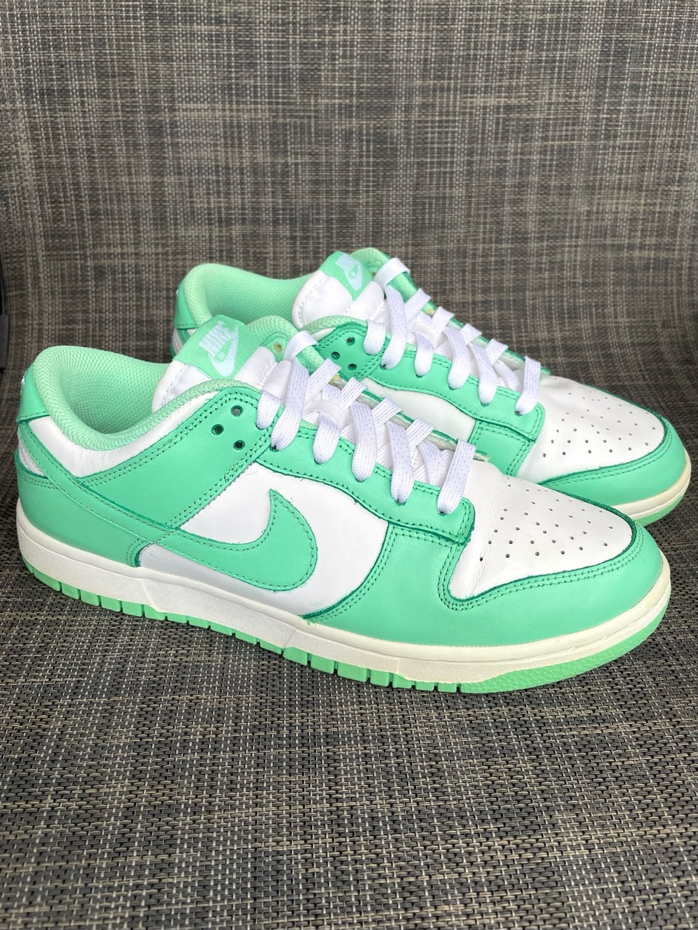 Nike Women's Dunk Low 'Green Glow' Sneakers DD1503-105 Casual Shoes size 9